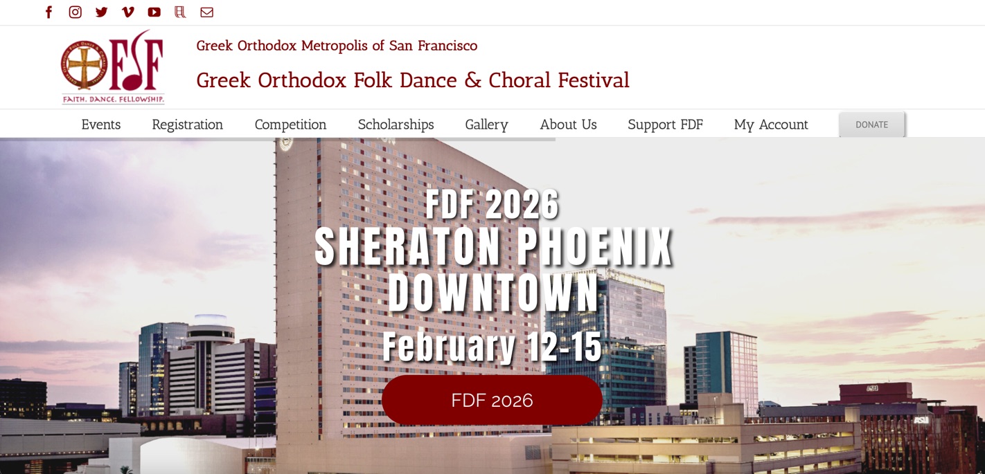Folk Dance Festival webpage