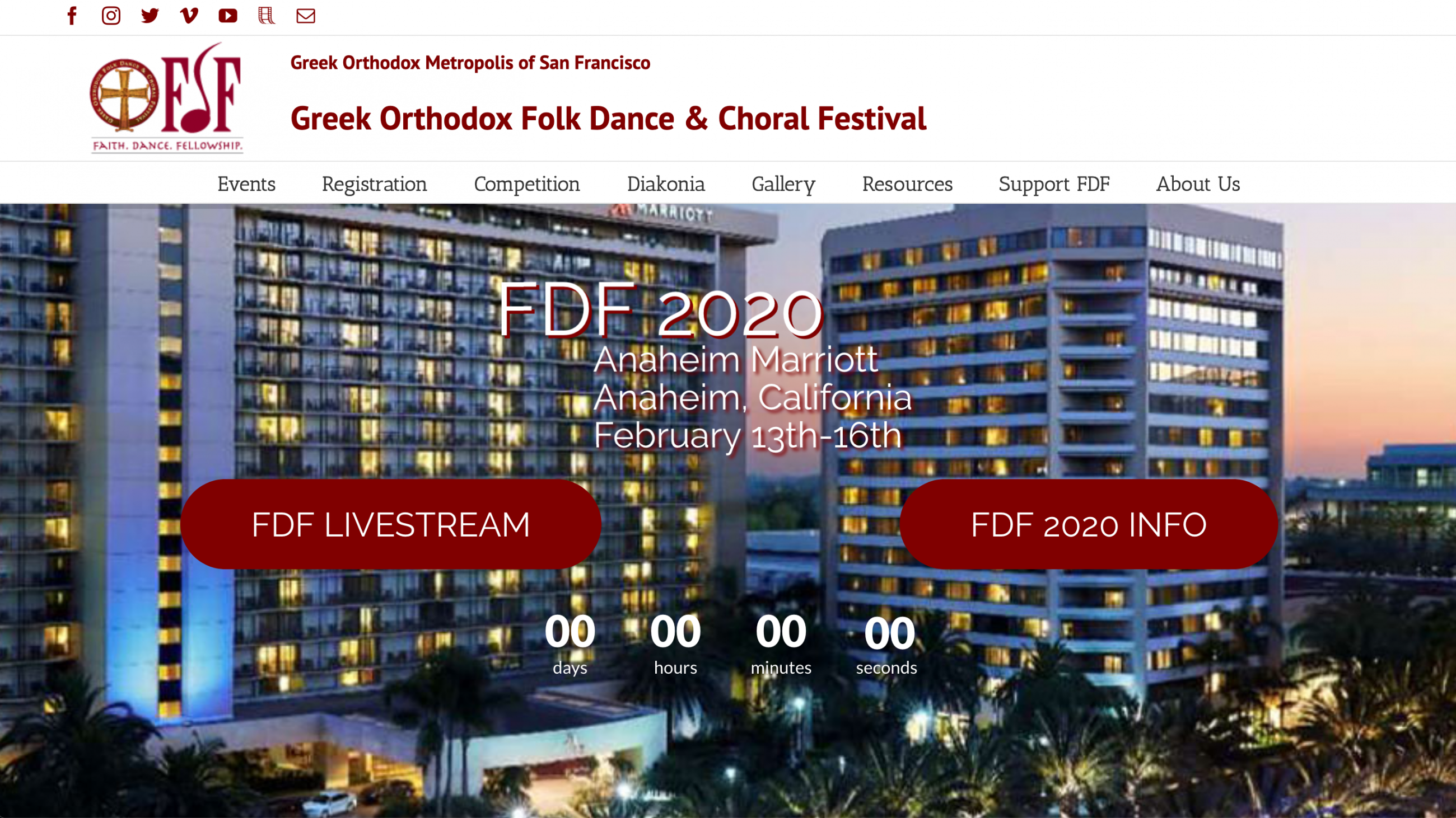 Folk Dance Festival webpage